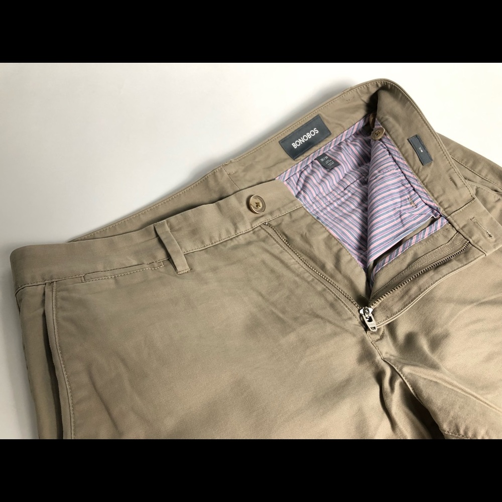 Bonobos Stretch Washed Chinos - Slim Fit - Khaki